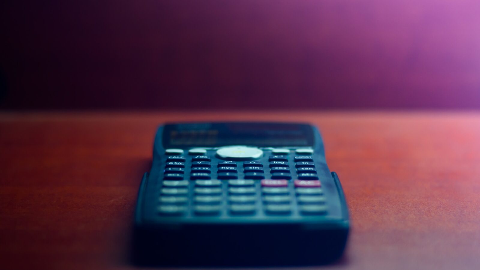 Calculator representing property division and equalization